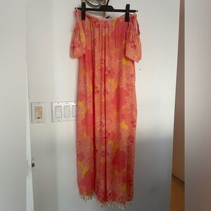 Fighting Eel Hibiscus Print Jumper Size Medium
